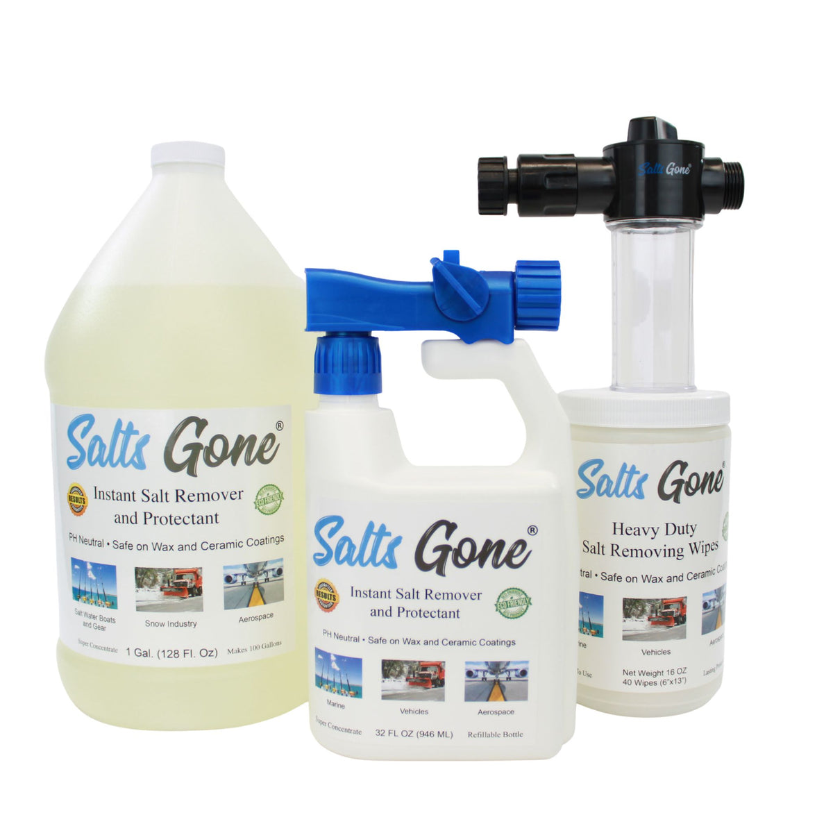 Salts Gone Boat Wash Refillable Spray Bottle – Marine Detail Supply Co. -  Tampa Bay