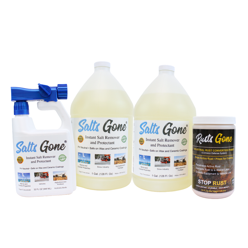 Vinegar vs Salts Gone® for Salt Removal — What Actually Works