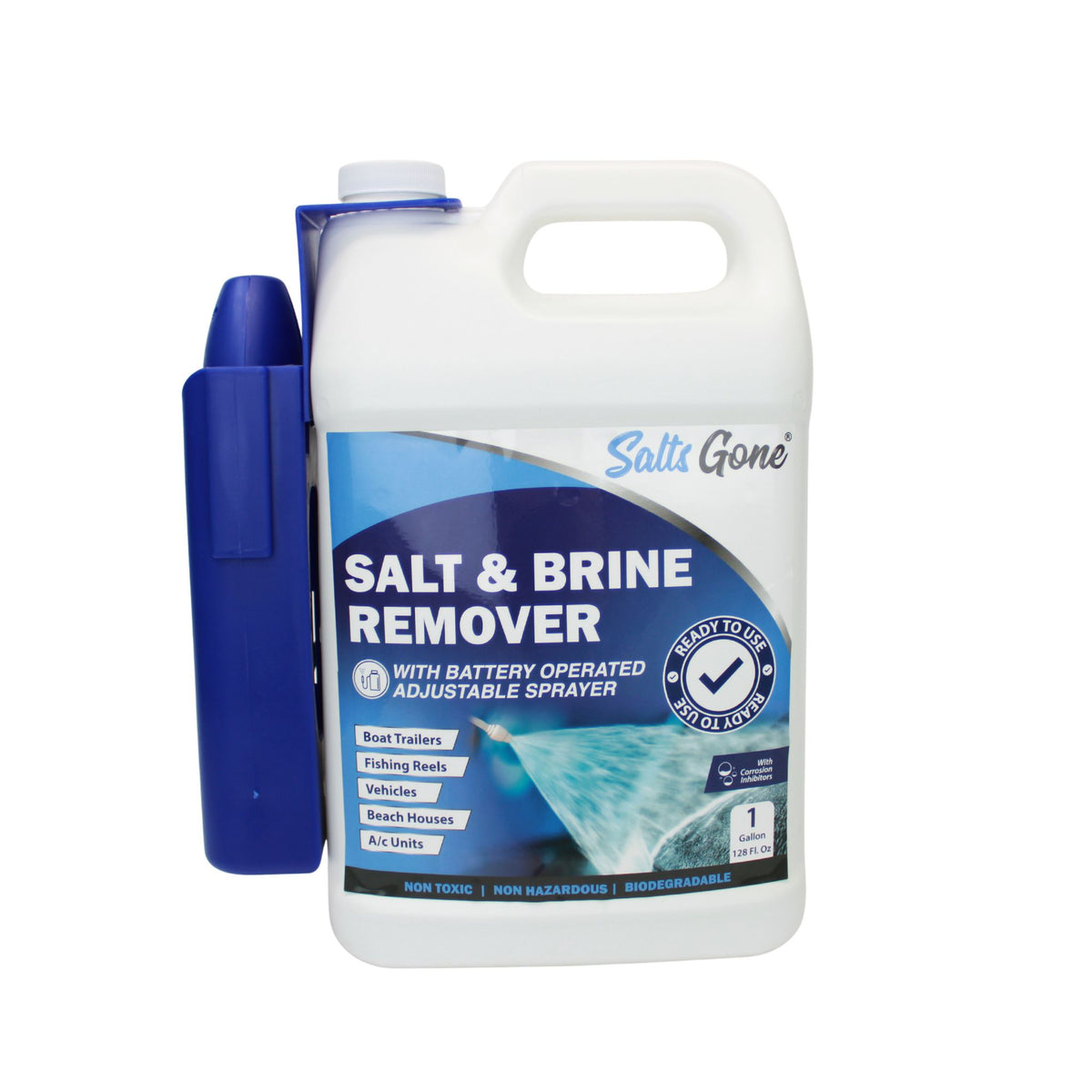 Use Salts Gone all over your boat/vehicle fabrics. Yes it does it job
