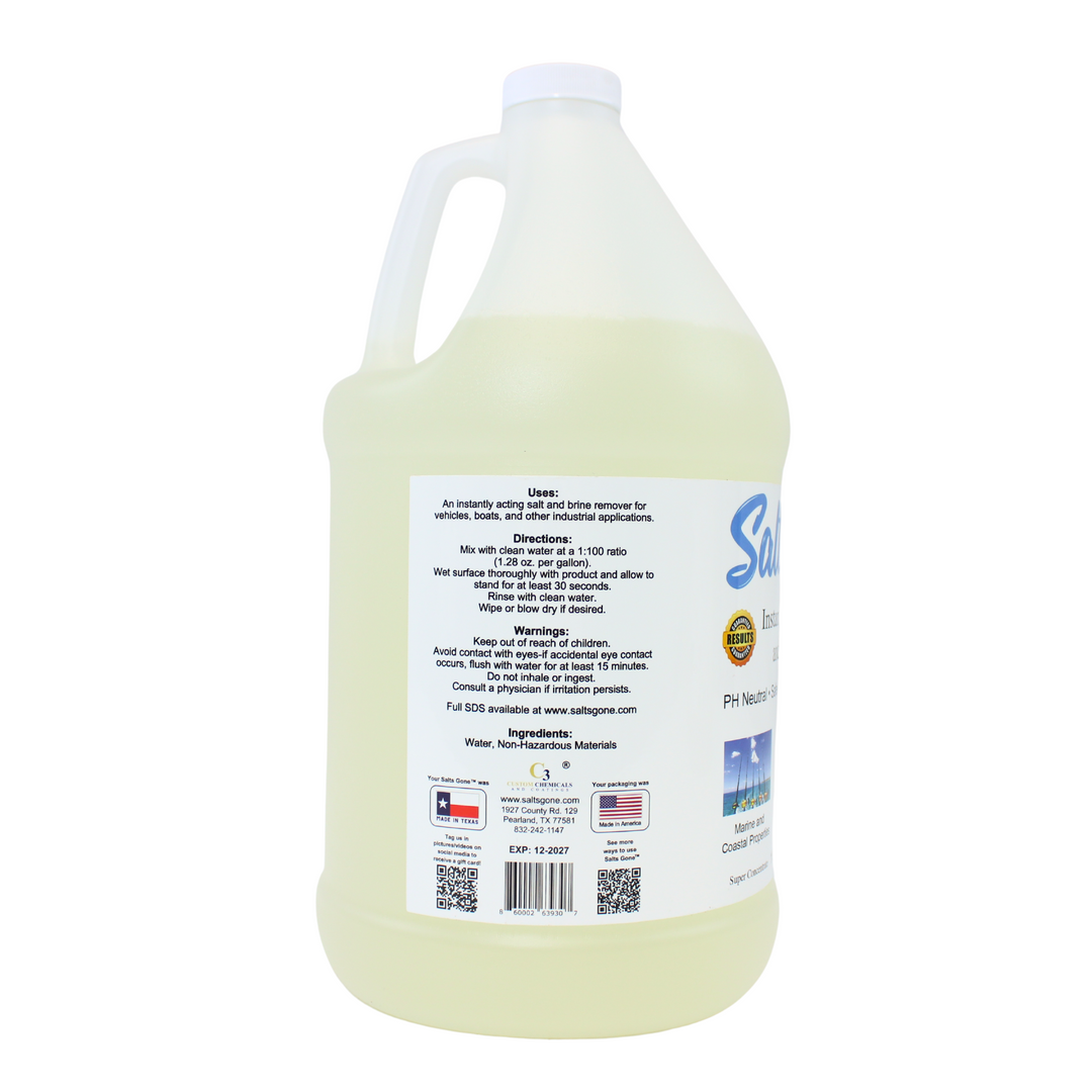 Combination Pack: 2 Gallons Salts Gone® and Hose End Sprayer