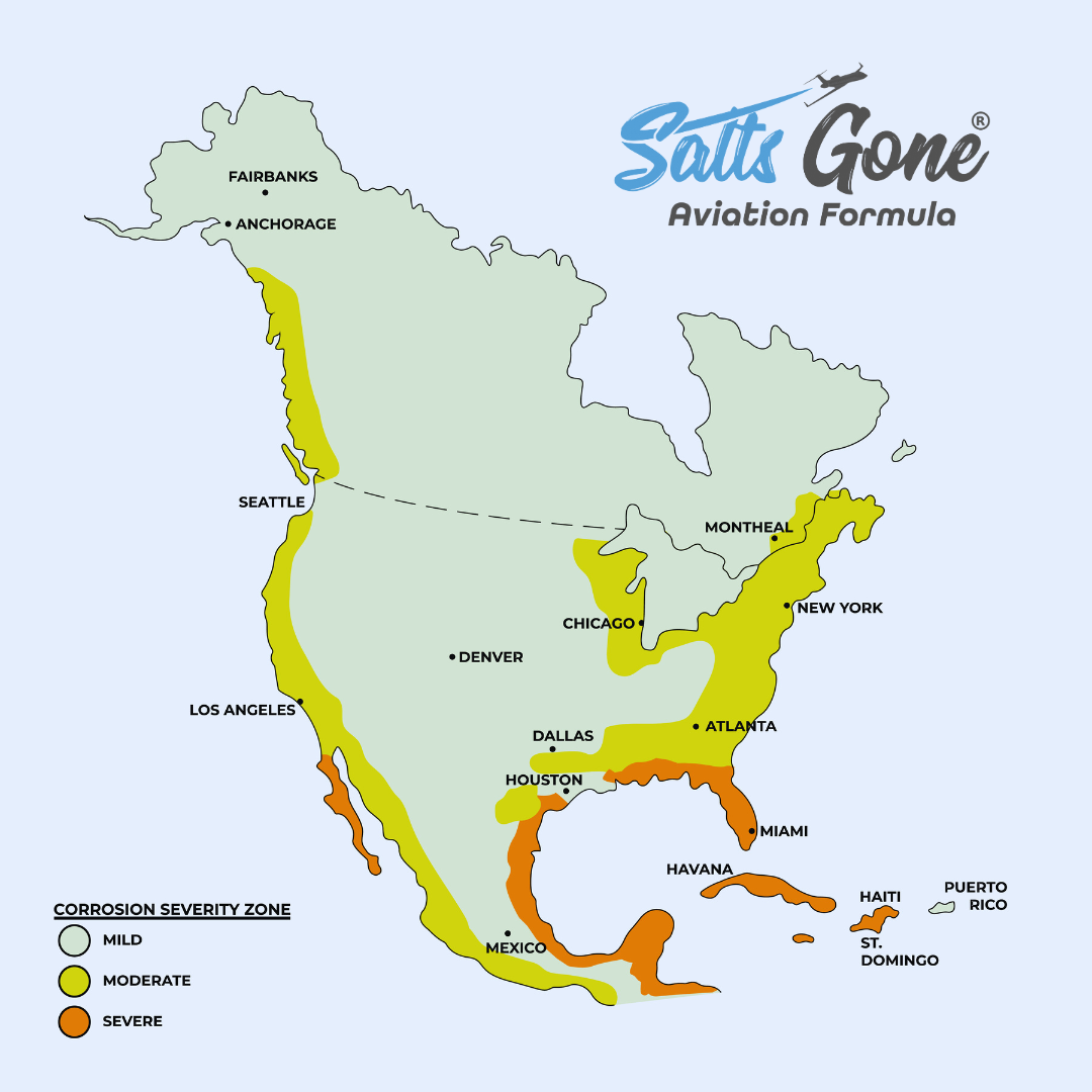 Is Your Aircraft in a High-Risk Corrosion Zone? Check the FAA Map.