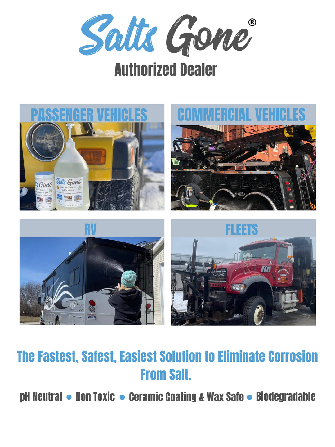 Dealer-Salts Gone® Hanging Signage