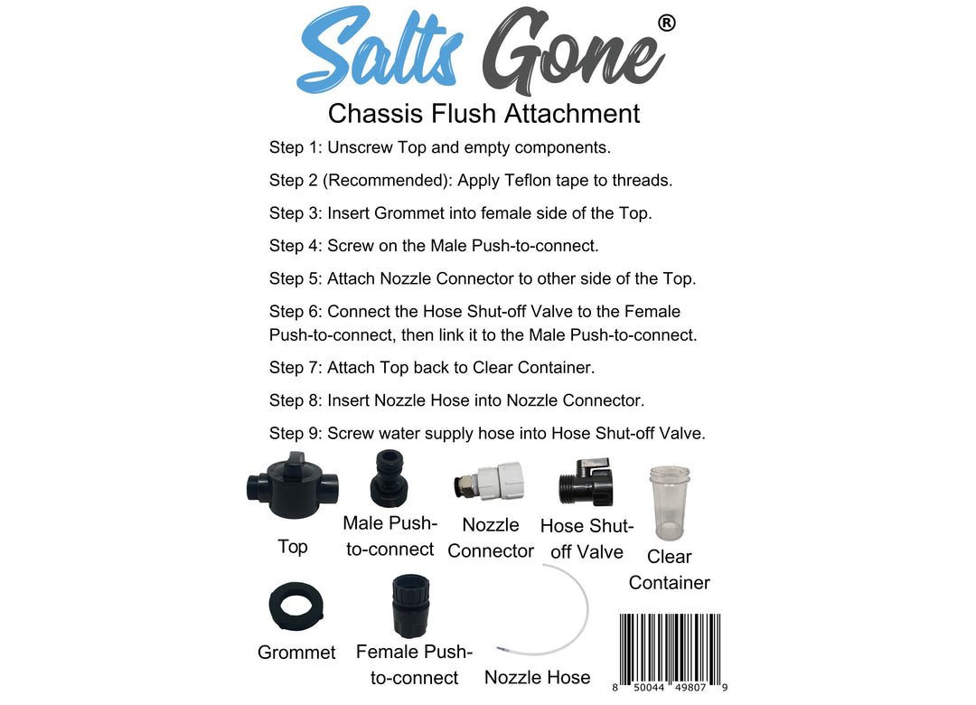 Streamline Chassis Flush Tutorials Salts Gone™