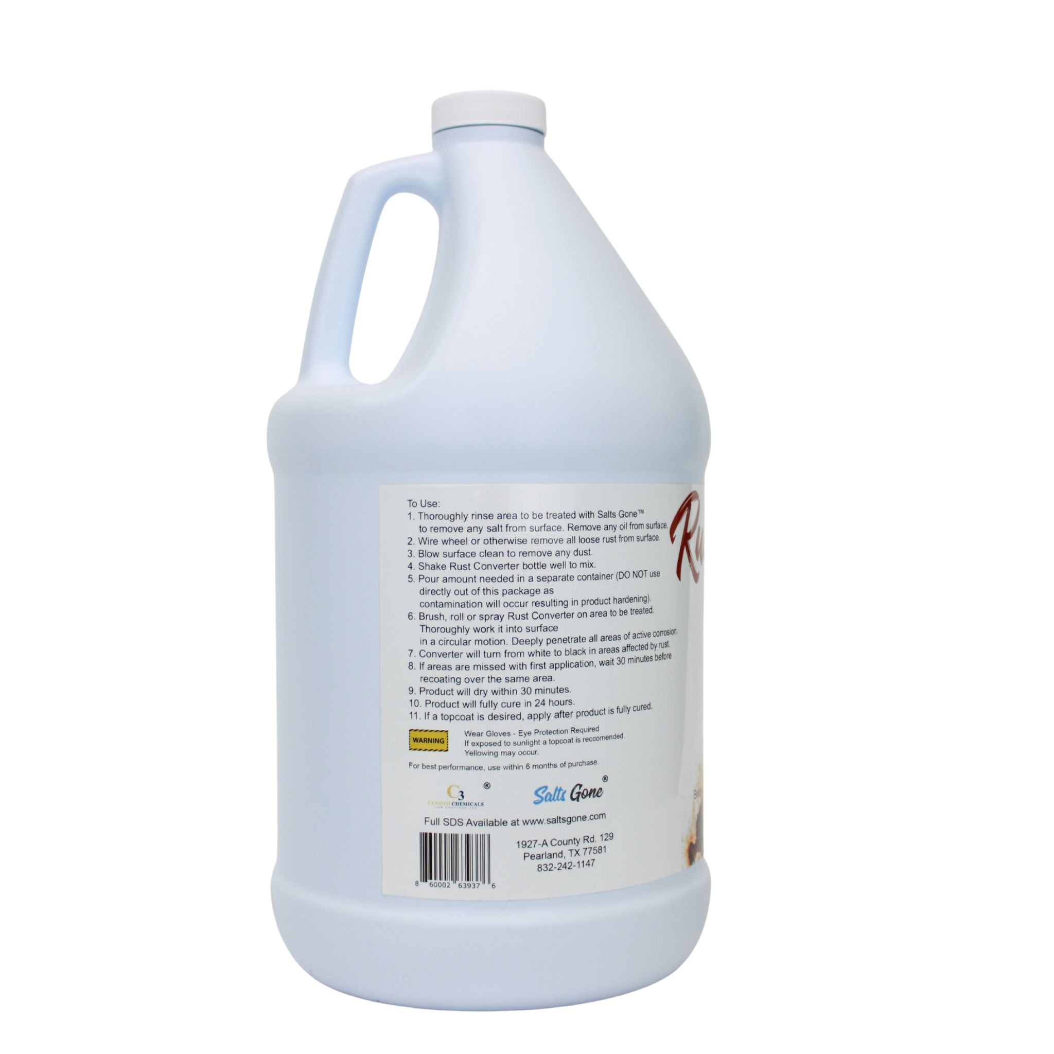 Combination Pack: 2 Gallons Salts Gone™ and Hose End Sprayer