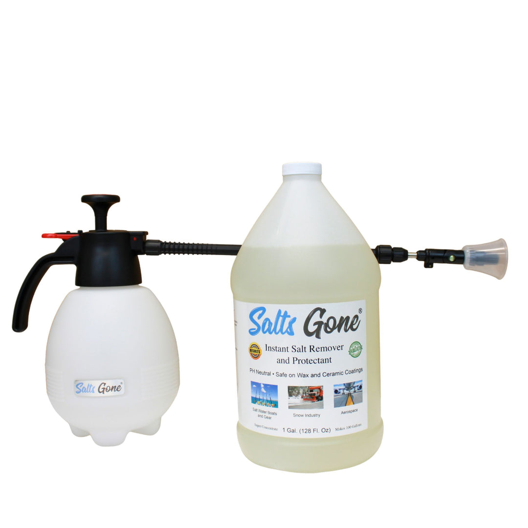 Salts Gone Instant Salt Remover with Sprayer Kit - 1 Gallon
