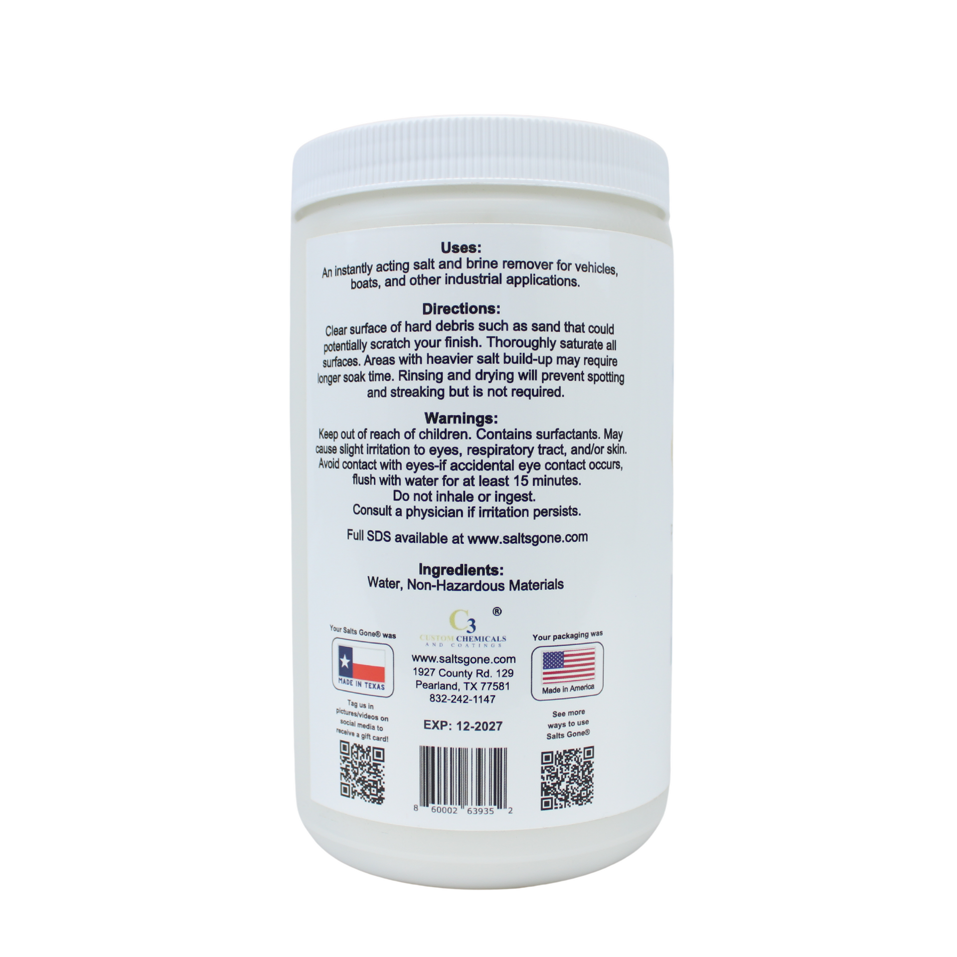 Streamline What Is Salts Gone? Salts Gone™