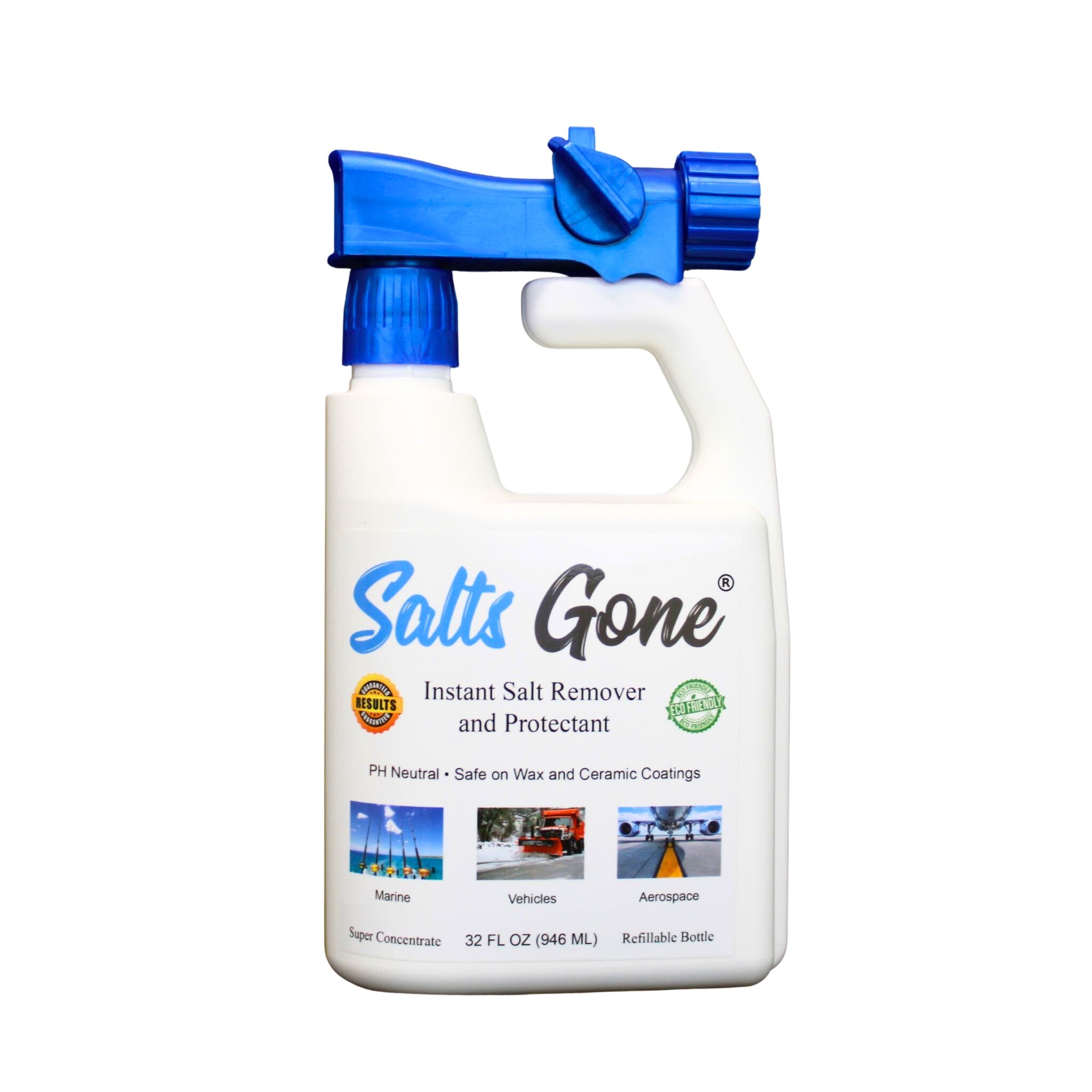 Combination Pack: Salts Gone™ Gallon, Hose End Sprayer, and Chassis Flush
