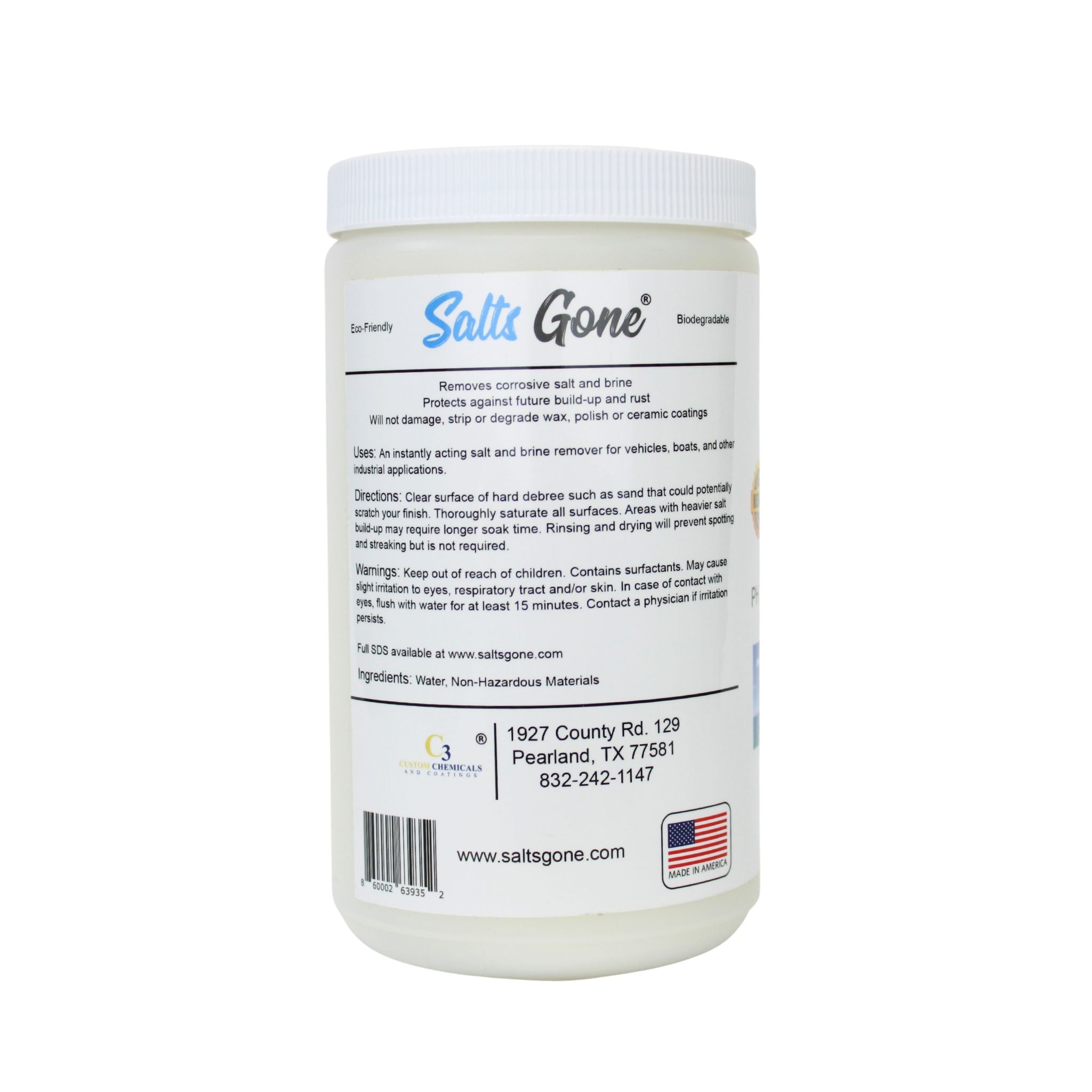 Salts Gone Acid-Free Chloride Eliminator Concentrate *** - Meticulous  Detailing