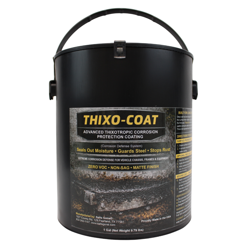 Combination Pack: 2 Gallons of Thixo-Coat, Zinc Booster, Rusts Gone, and Salts Gone® Hose End Sprayer