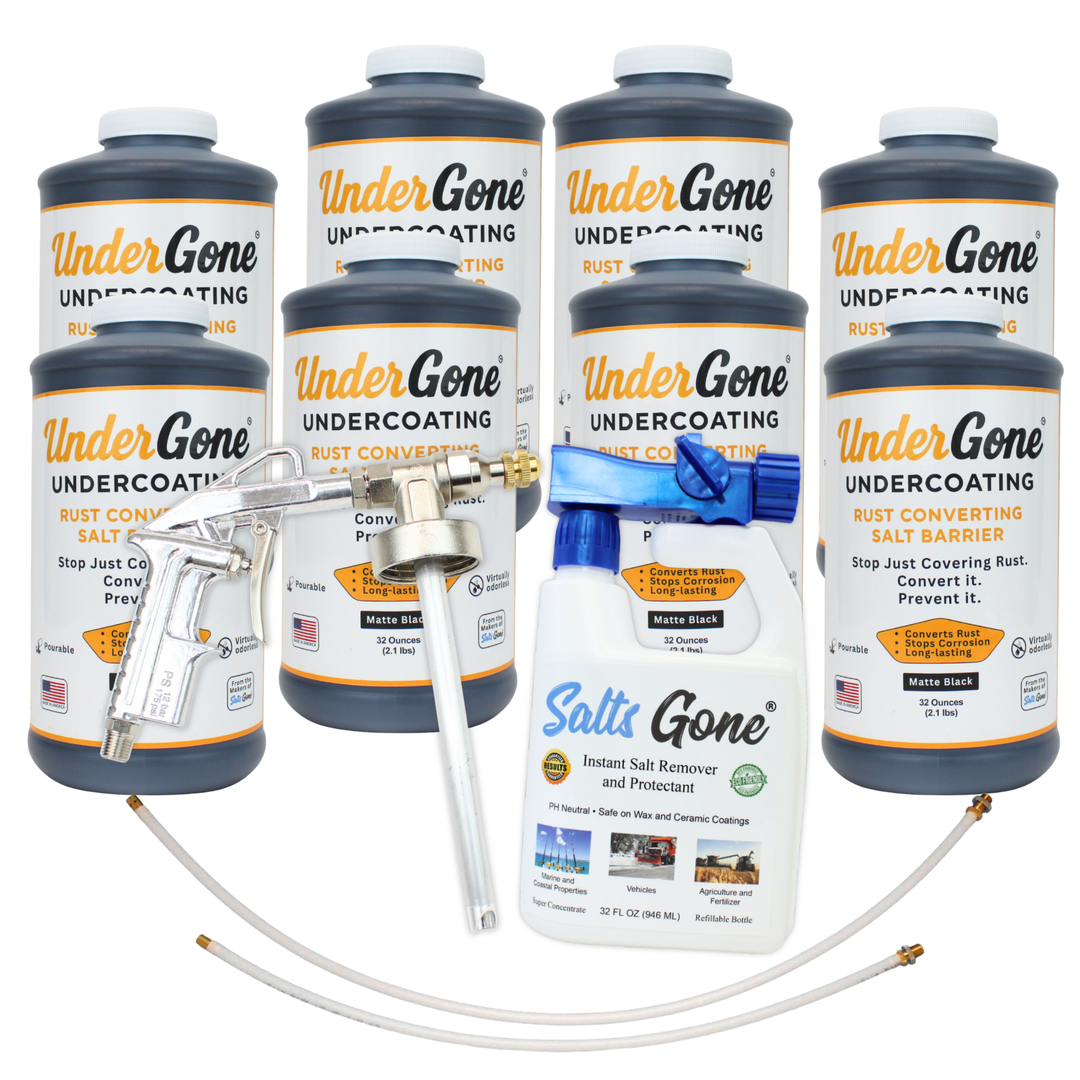 Soft Coat Rust Converting Undercoating Kit | Under Gone® | Salts Gone®