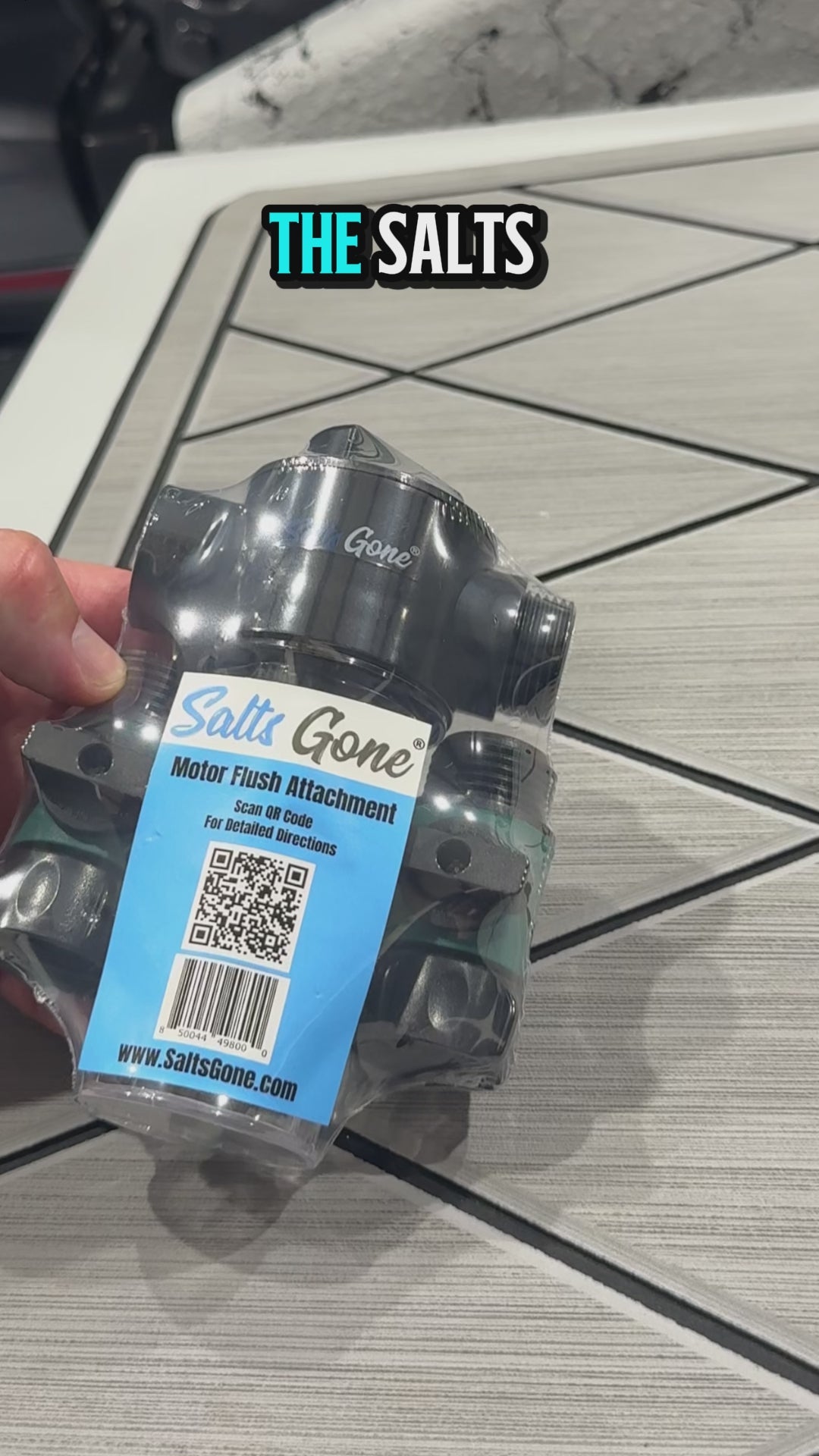Salts Gone® Motor Flush Attachment