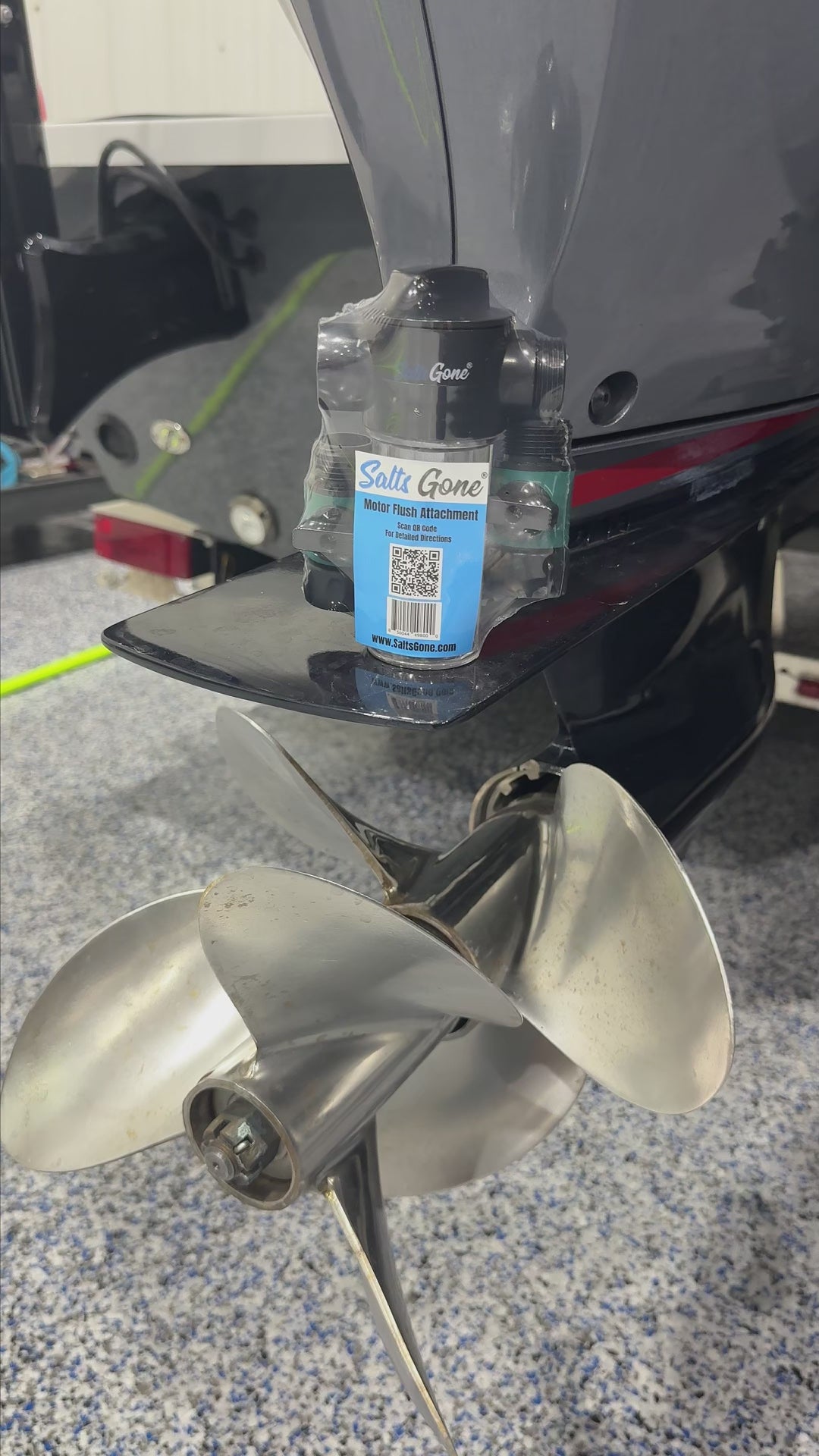 Salts Gone® Motor Flush Attachment